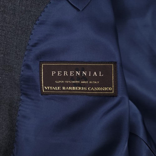 SuitSuppy Blazer Mens 46 US 56 EU Gray Wool Perennial Napoli Super 110s Jacket - Picture 18 of 18