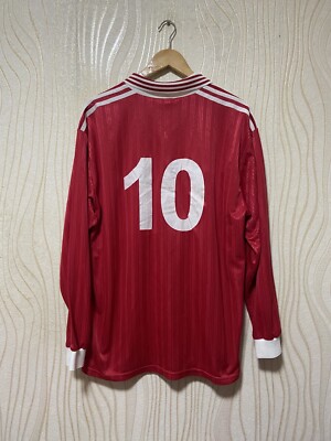 ADIDAS 2000s FOOTBALL SHIRT SOCCER JERSEY LONG SLEEVE sz XL