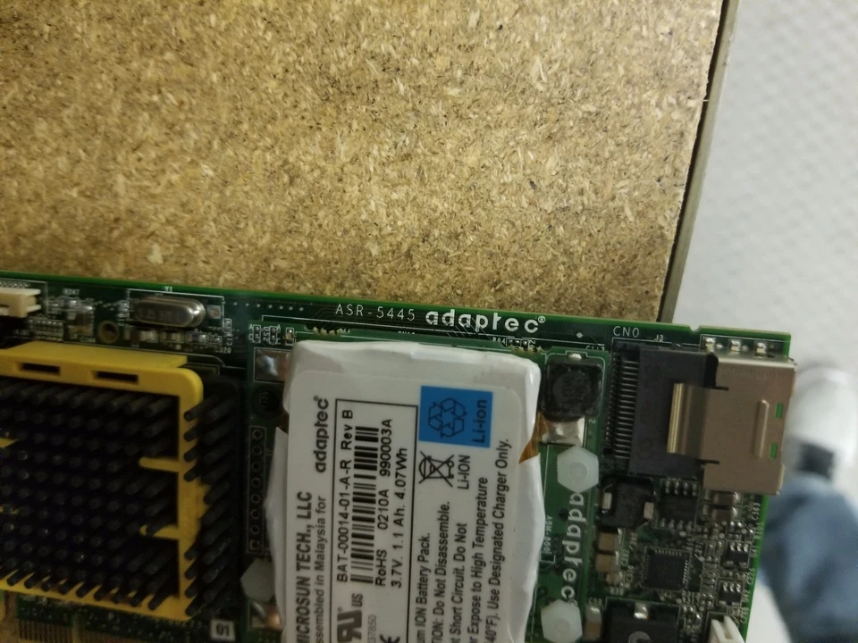 Adaptec ASR-5445 512MB SAS PCIe RAID Storage Controller Card with Battery BBU - Image 2 of 2
