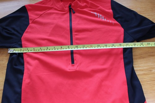 Altura Short Sleeve Cycling Jersey 1/2 Zip Red Size L - Picture 7 of 8