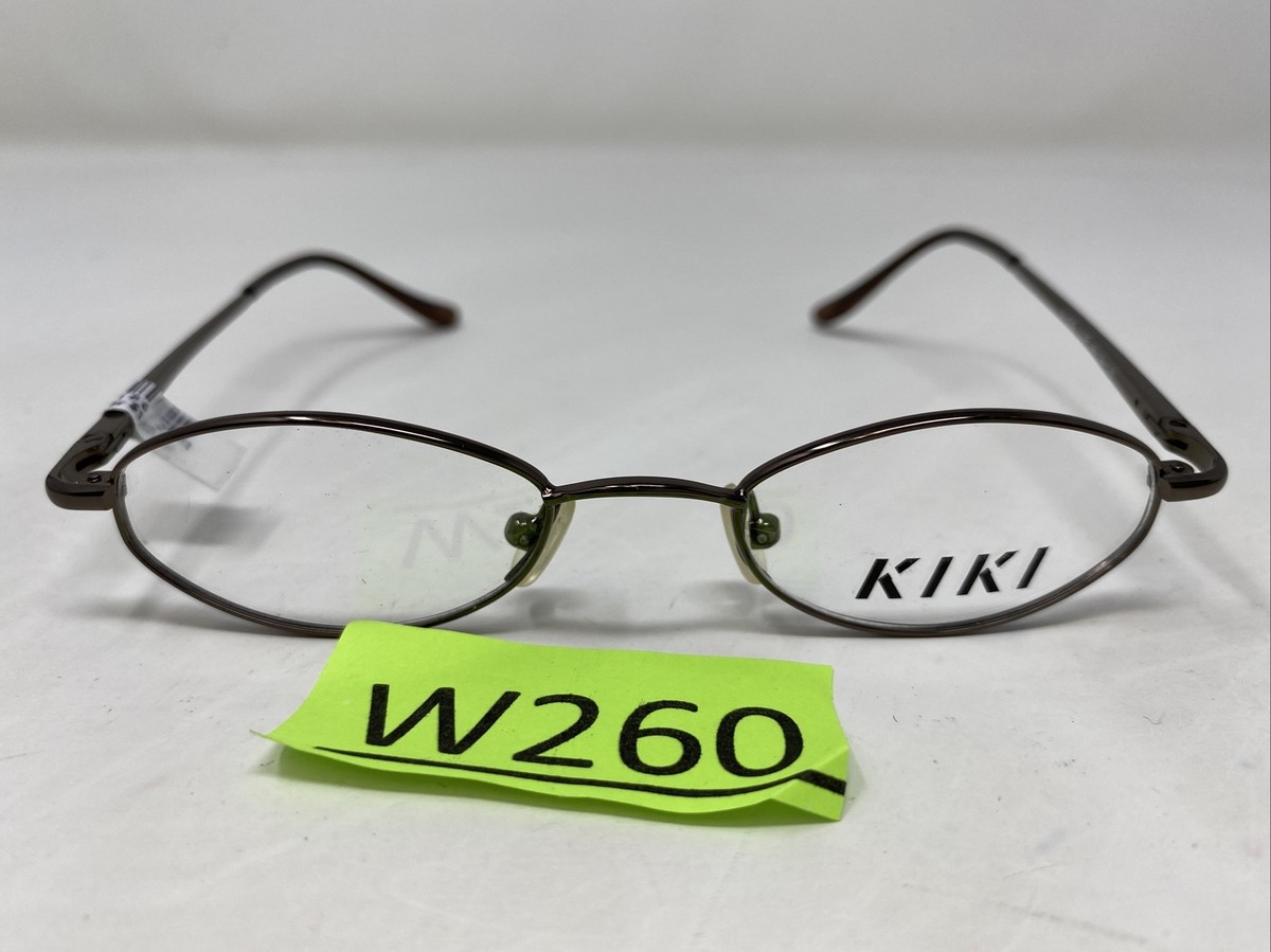 kiki ベージュ Kiki K-052 COP 44-19-125 Copper Brown Metal Full Rim