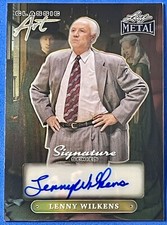 2024 Leaf Metal Signature Series Classic Art Auto Lenny Wilkens 1/1 CA-LW1 Hawks