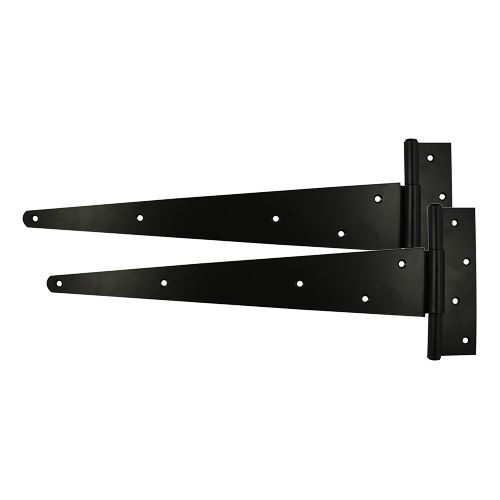 Timco - Pair of Strong Tee Hinges - Black (Size 14"" - 1 Each)