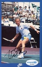 Vitas Gerulaitis AUTOGRAPH Signed Tennis Autographed Nike 3.5x5.5 Photo ACOA Vitas Gerulaitis AUTOGRAPH Signed Tennis Autographed Nike 3.5x5.5 Photo ACOA