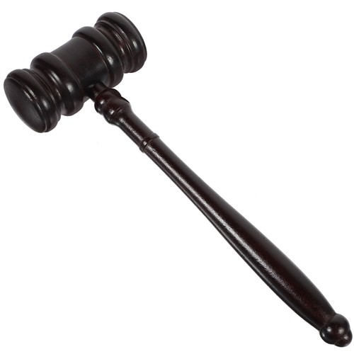 Auction Hammer for Judge Lawyer Child Judges Wooden Gavel Courtroom