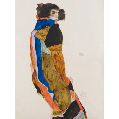 Egon Schiele Moa-Tänzer Kunstplakat Kunstdruck Leinwand 30x40 cm