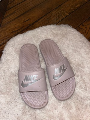 nike benassi purple