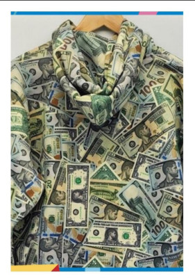 Usher Dollar Bill hoodie unit