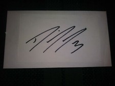 Diana Taurasi signed 3x5 index card authentic autograph Phoenix Mercury WNBA