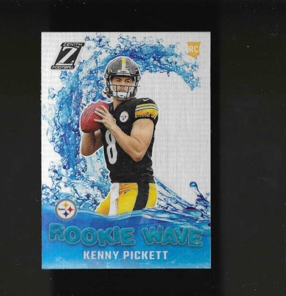 2022 Kenny Pickett Panini Zenith Rookie Wave Prizm RWKP RC Steelers