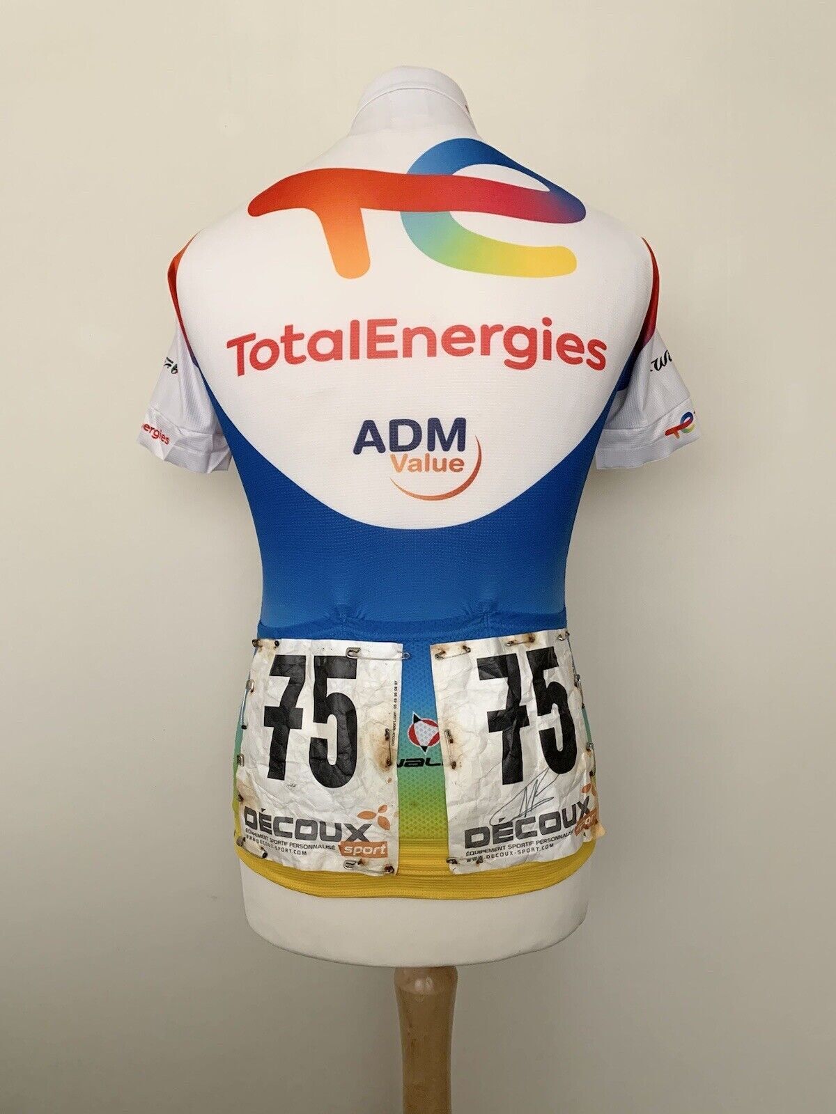 Maillot Cyclisme Nalini TotalEnergies 2021 - Porté Par Florian Maitre - Taille M - Course