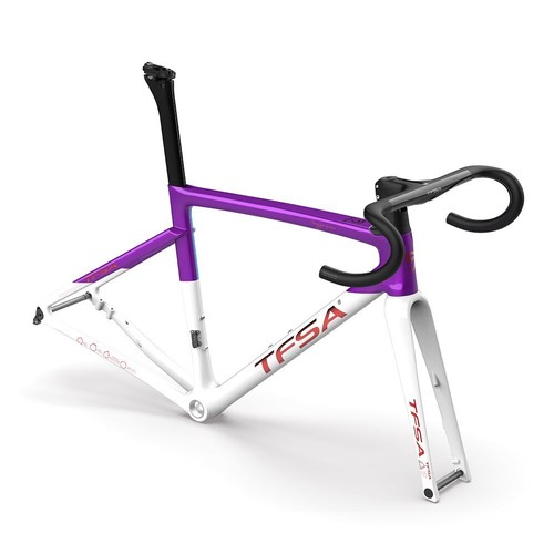 Full Internal Cable Disc Brake BSA 700*28C Road Bike Frame Carbon Fiber Frameset - Picture 10 of 33