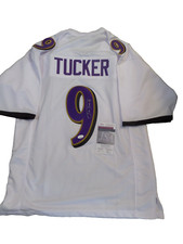 Justin Tucker signed White Pro Style jersey, JSA