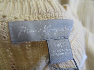 Mame Kurogouchi Uniqlo Women 3D Knit Mesh Half-Sleeve Sweater