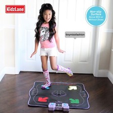 Light Up Dance Mat with Bluetooth/AUX or Built in Music  Family Dance game. 6 