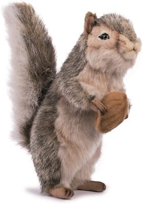 HANSA Gray Squirrel Soft Toy Real Cute Interior Animal Collection JAPAN NEW