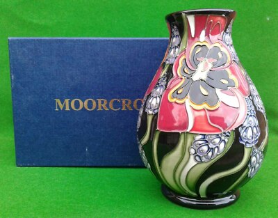 MOORCROFT COPTHALL LANE VASE - EMMA BOSSONS - LIMITED EDITION 31/500 - SIGNIERT.