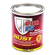 POR-15 (GLOSS BLACK) Rust Preventive Paint Pint #45008 16oz