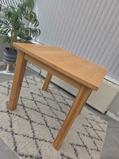 Solid Natural Oak Dining Table 80cmx80cm 4 Seater Dining Table