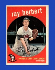 1959 Topps Set-Break #154 Ray Herbert EX-EXMINT *GMCARDS*