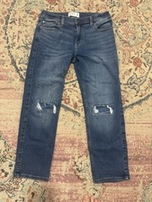 Abercrombie kids straight jeans size 15/16 short