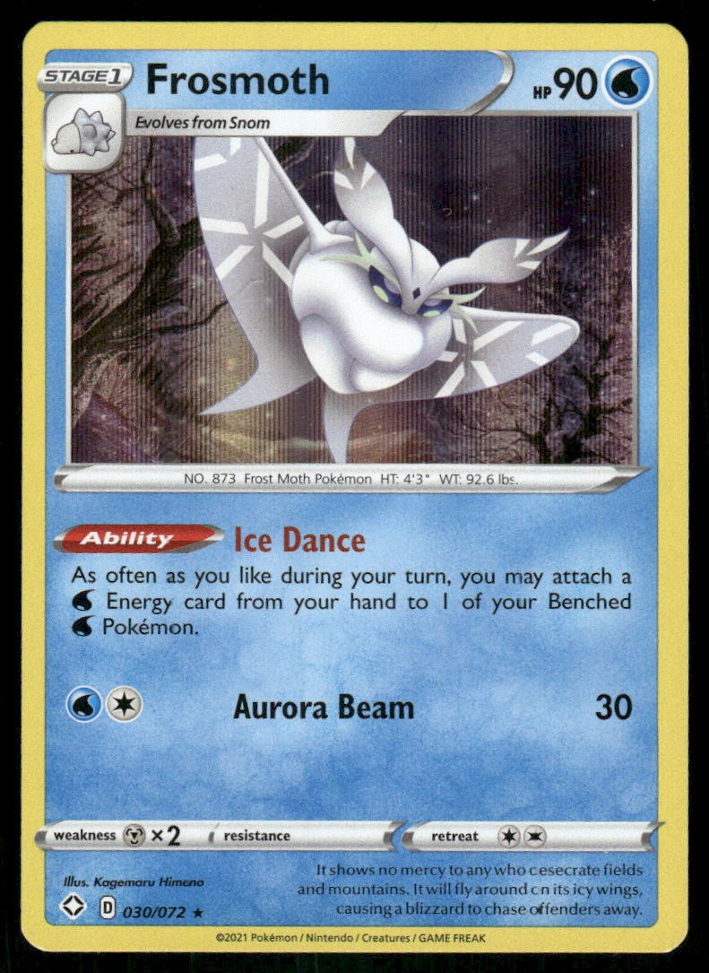 Frosmoth 030/072 - Shining Fates - Holo Rare NM