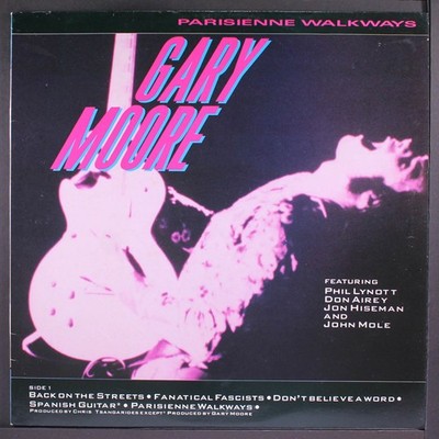 GARY MOORE: parisienne walkways MCA 12'' LP 33 RPM
