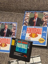John Madden Football '92 (Sega Genesis, 1991) Complete  Game 