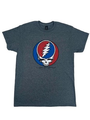 Not Fade Away Grateful Dead Distressed Steal Your Face T-Shirt