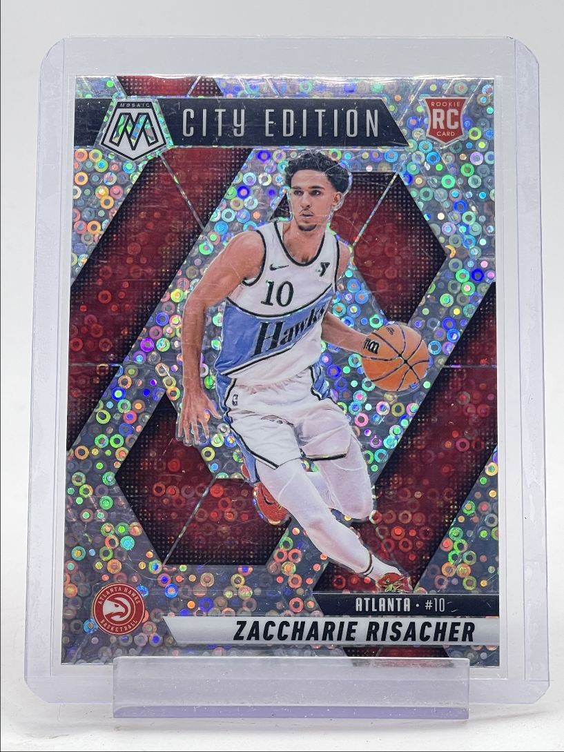 ZACCHARIE RISACHER 2024-25 MOSAIC CITY EDITION ROOKIE FAST BREAK RC Q3404