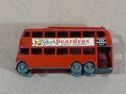 MATCHBOX LESNEY No 56a RED LONDON TROLLY BUS 1958-65 PEARDRAX RED ROOF BARS