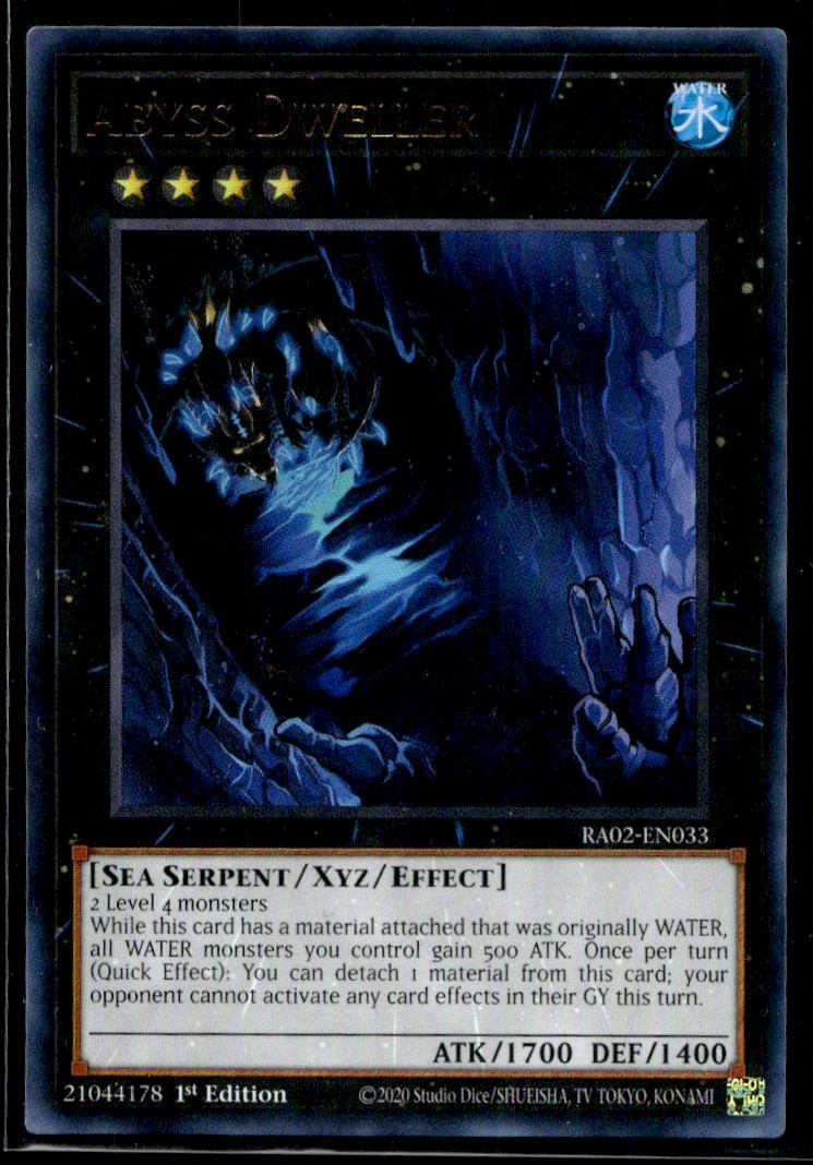 Abyss Dweller (UR) 25th Anniversary Rarity Collection II RA02-EN033 LP YuGiOh