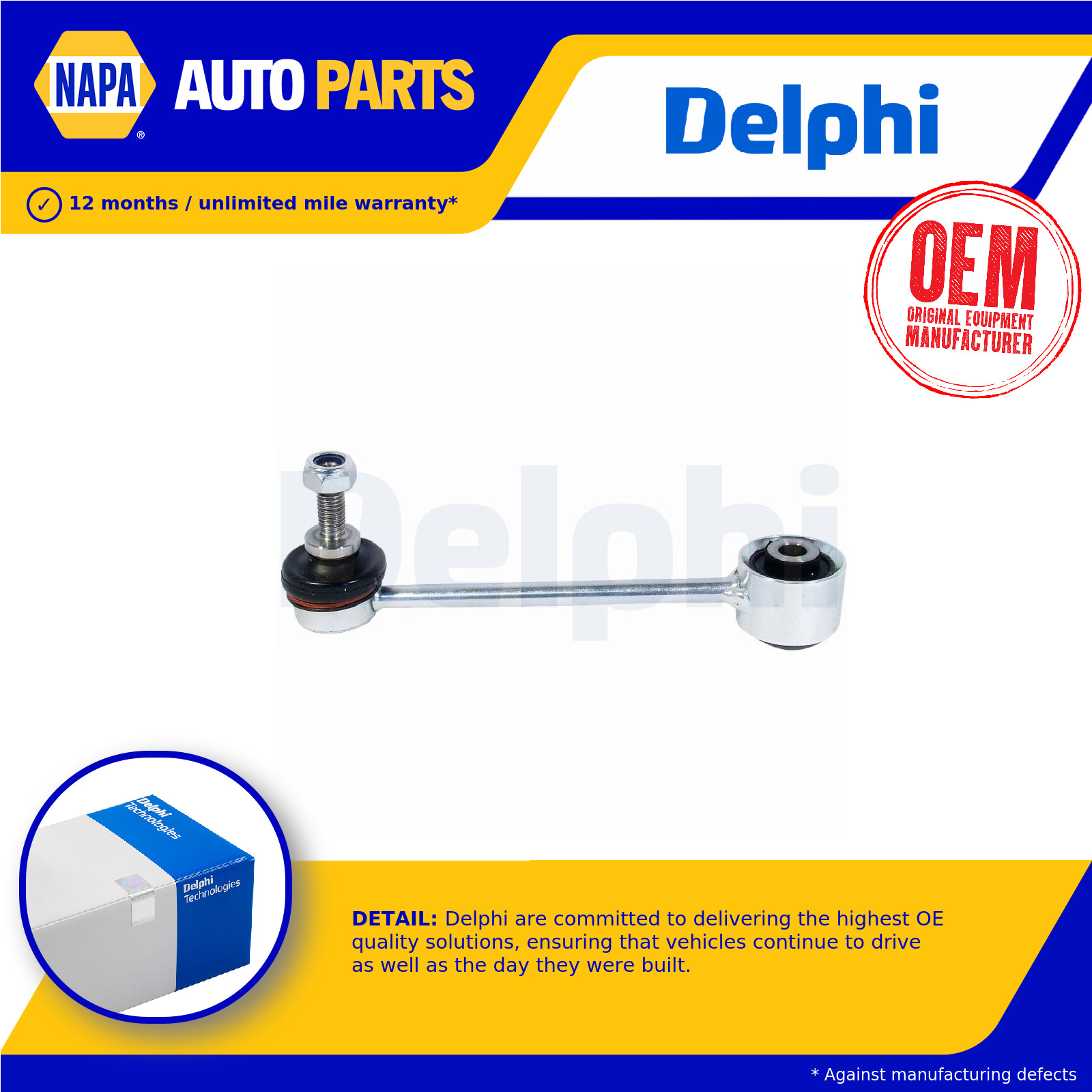 Anti Roll Bar Link Rear TC2415 Delphi Stabiliser Drop Link 5626100Q0B 4420954