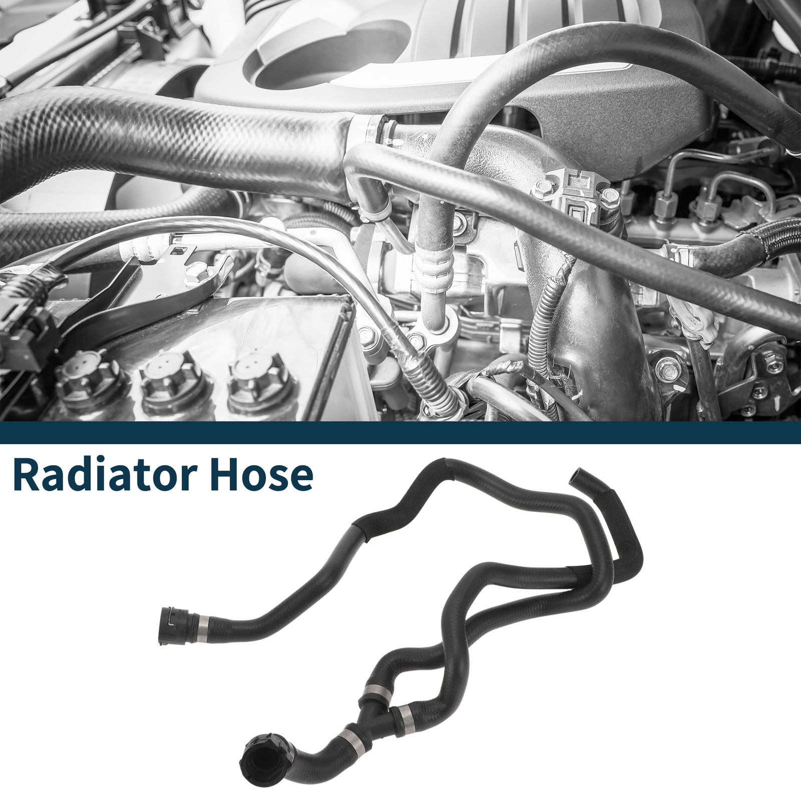 Volvo S60 2009-2016 Lower Radiator Hose 31410826 Rubber Replacement 1 Piece