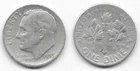 1953 S Roosevelt dime 10 cents 10c F fine San Francisco