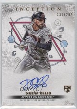 2022 Topps Inception Base Rookie and Emerging Stars 234/299 Drew Ellis Auto 11ur