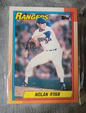 🔥*ULTRA RARE ⚾️ NOLAN RYAN 1990 TOPPS CARDS* Unopened Old Stock-26 Cards!🔥