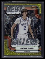 2024-25 Bowman's Best University Cooper Flagg Best Ballers Yellow Lazer /75