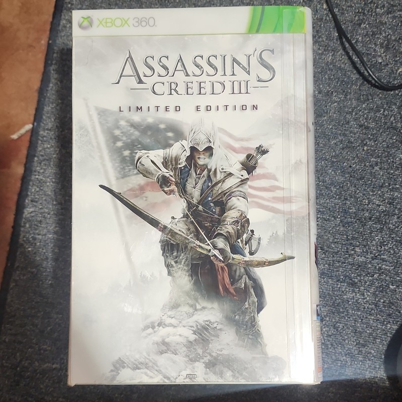 Assassin's Creed III Gamestop Limited Edition (Xbox 360) M 2012 Empty Box
