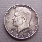 1964 kennedy half dollar #96
