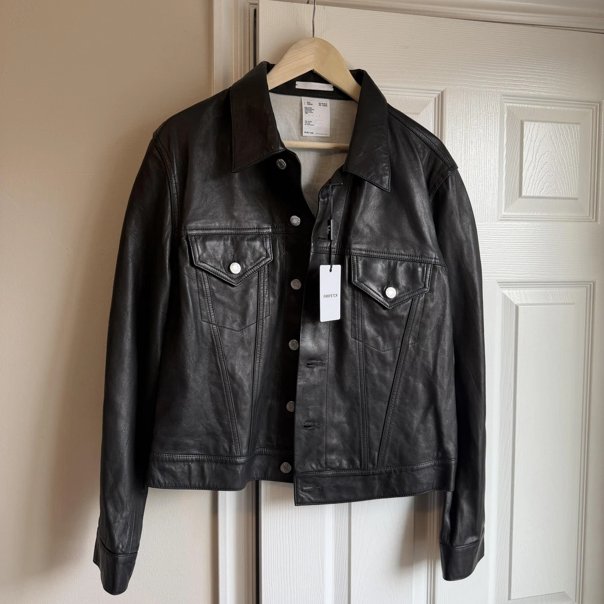 HELMUT LANG Coats, Jackets & Vests Leather Outer Shell for Men for