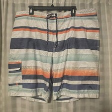 Striped Coastal Colors Tommy Bahama Swim Trunks XXL