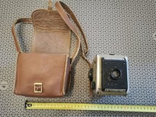 Appareil photo ancien vintage box PRECIDES avec sacoche cuir