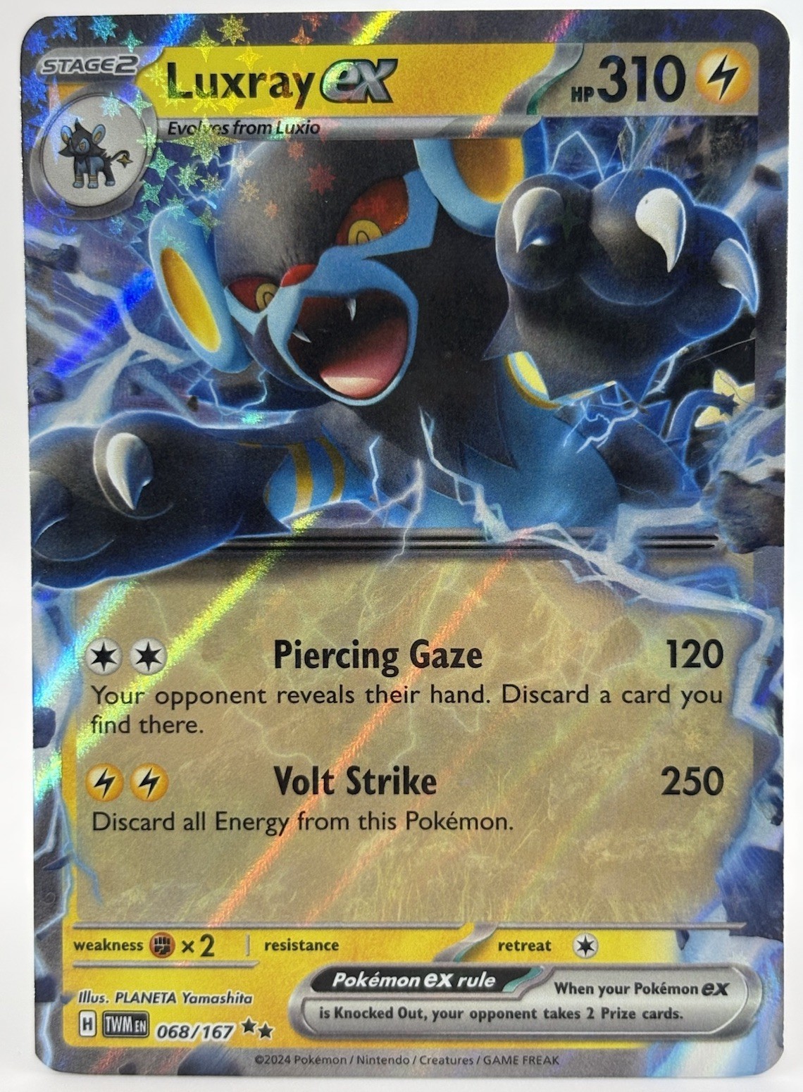 Luxray ex 068/167 Sv06: Twilight Masquerade Holo - Pokemon TCG - NM