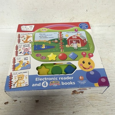 Baby Einstein -My First Reader 4 Books included Listen to Stories Read aloud New