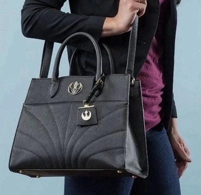 Loungefly Star Wars Last Jedi Canto Bight Women's Black Crossbody Tote Bag NEW