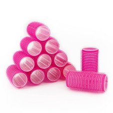 , 12 PCS Self Grip Curlers Rollers Salon Hairdressing Holding DIY Hair Styling C