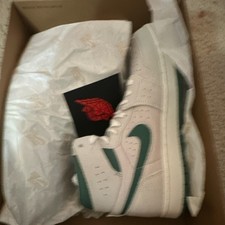 Nike Air Jordan 1 Zoom CMFT 2 High Top White Green Comfort Retro Sneaker