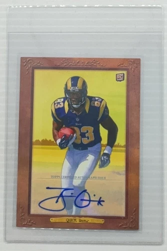2012 Topps Turkey Red Brian Quick Auto Rookie RC #5/10 Rams