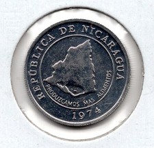 1974 Nicaragua 10 Centavos (1928)